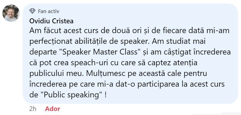 speaker elite -ovidiu