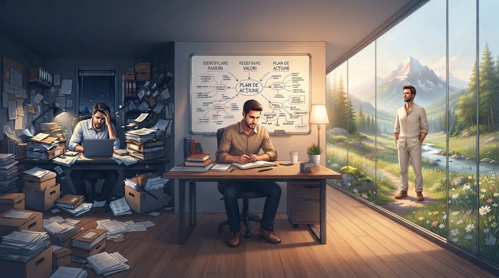 Reinventare personală: harta celor 3 zone care înlocuiește „motivația de carton”